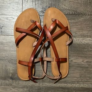 Brown sandal- Amazon size 10